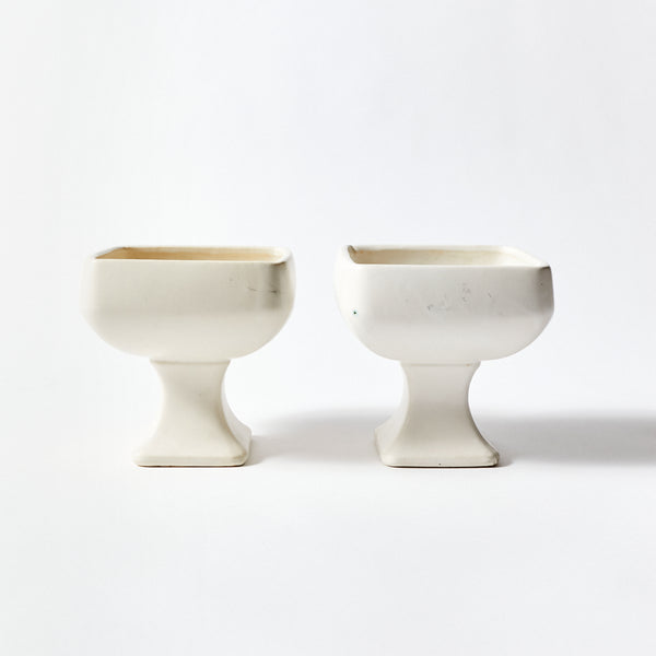 Pair of Floraline White Vases